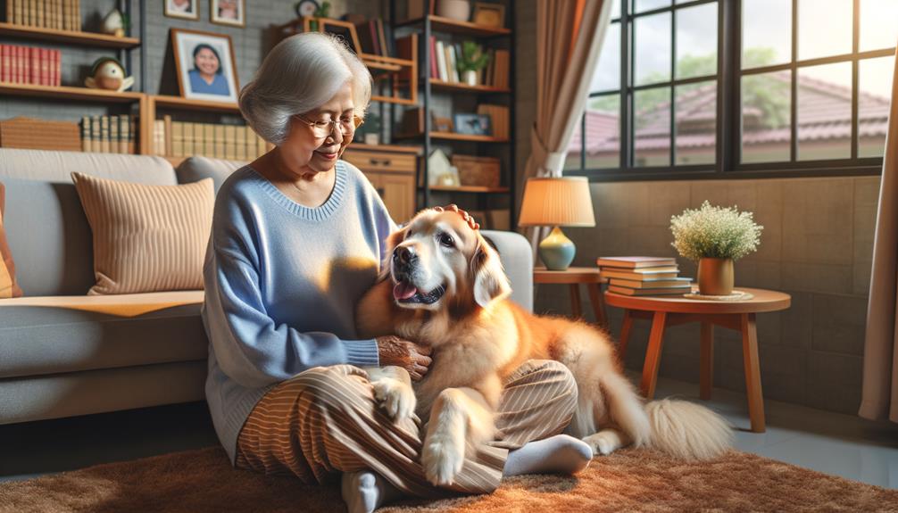 Pet companionship for seniors